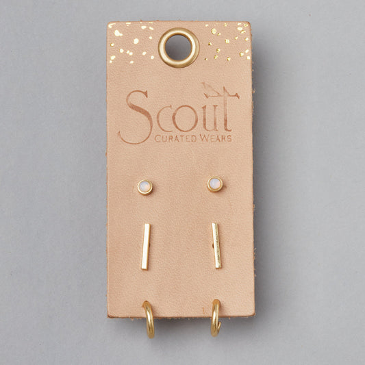 Scarlett Stud Trio