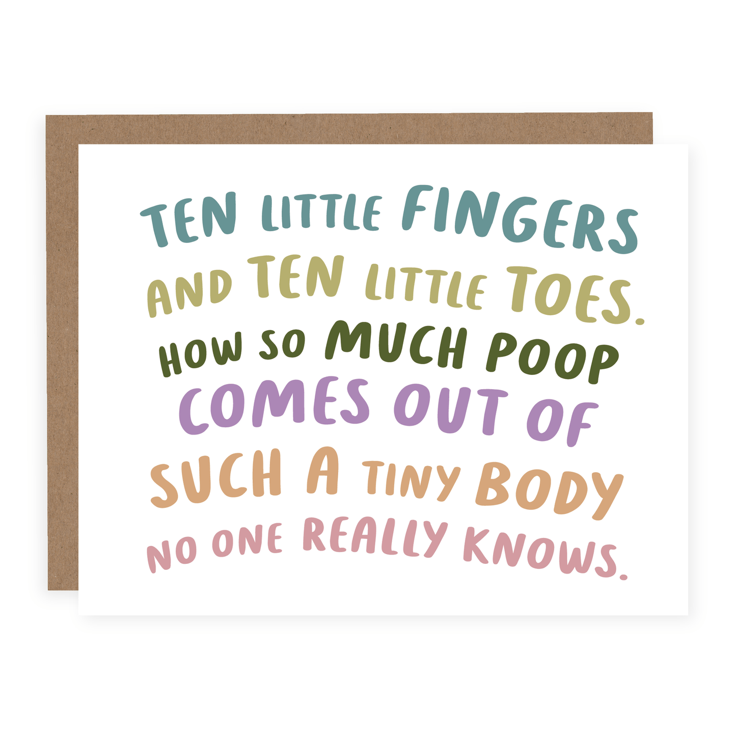 So Much Poop Card