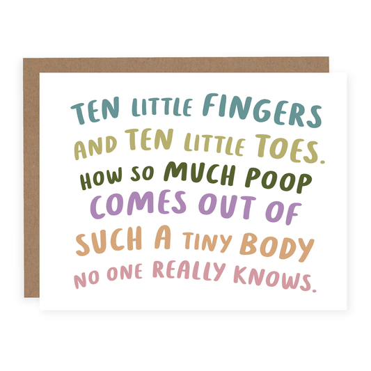 So Much Poop Card
