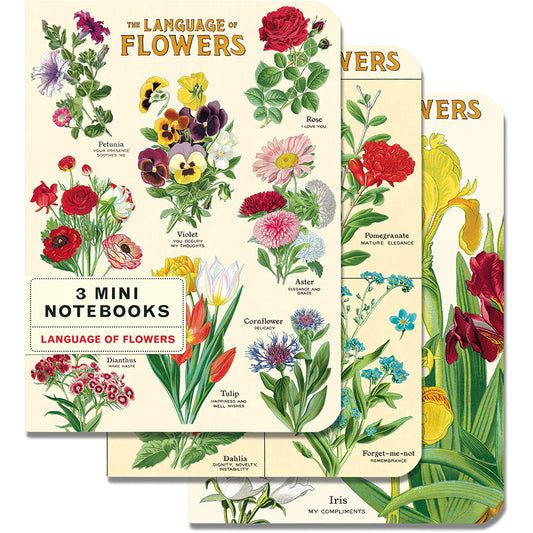 Language of Flowers Mini Notebooks