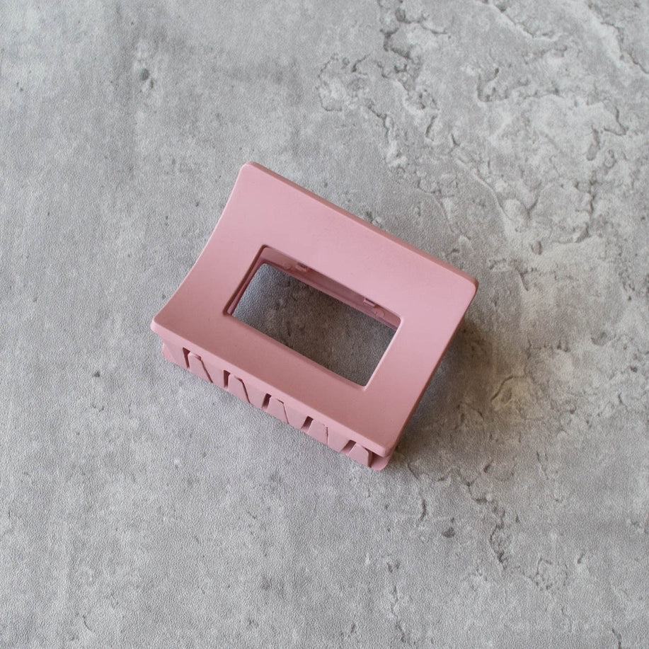 Rectangle Matte Hair Claw