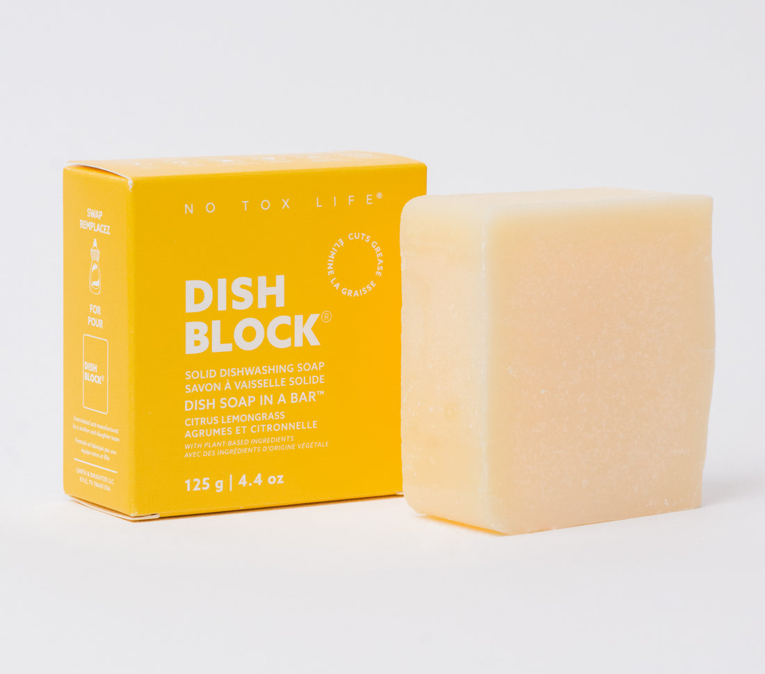 Lemon Dish Washing Block - No Tox Life
