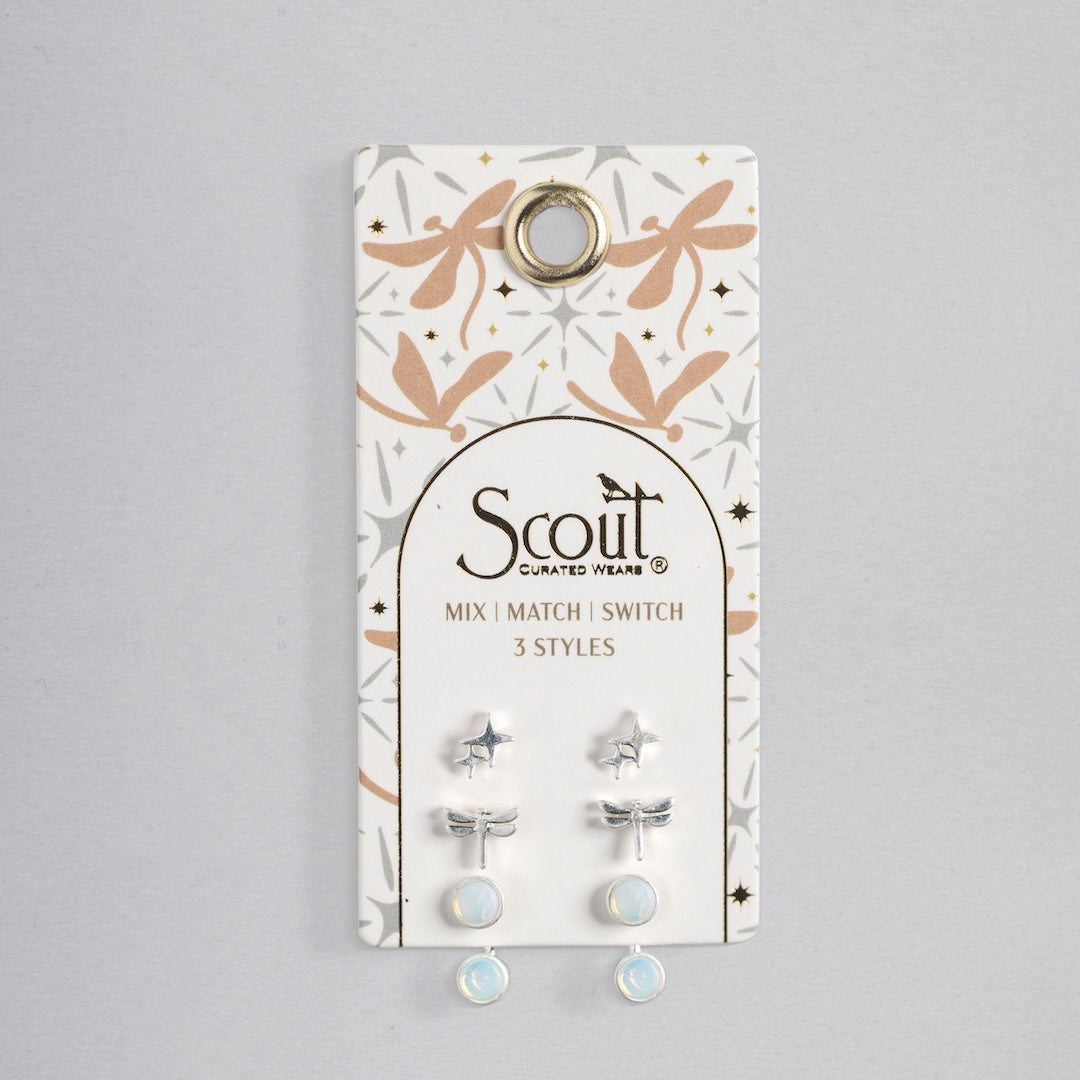 Dragonfly Stud Trio