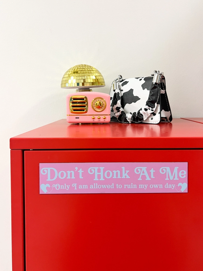Don't Honk Bumper Magnet