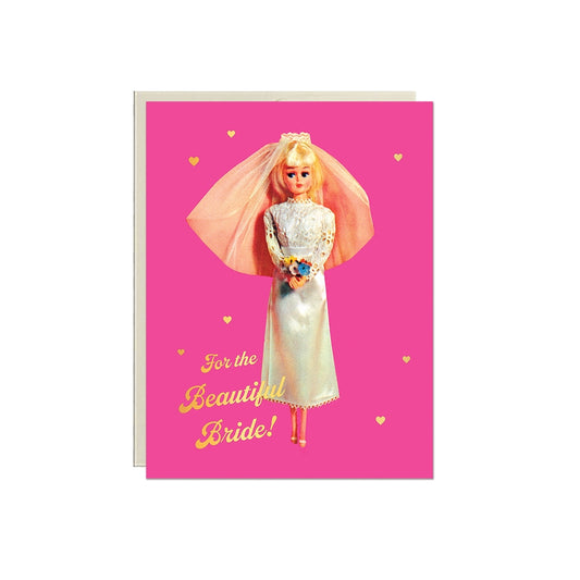 Beautiful Bride (Doll) Wedding Card