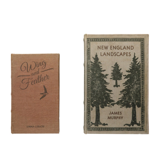 Secret Storage Books - Landscapes & Feathers