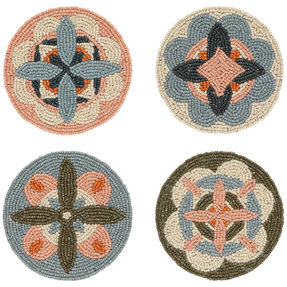 Disco Formation - Beaded Coasters