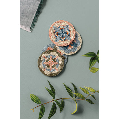 Disco Formation - Beaded Coasters