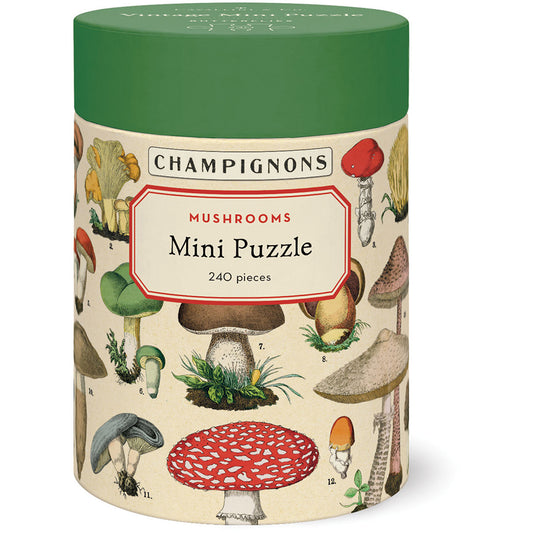 Vintage Mushroom Mini Puzzle
