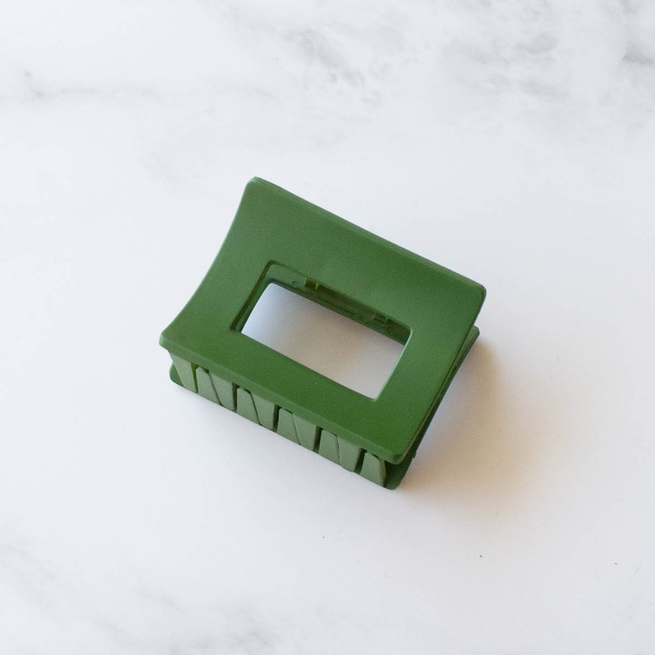 Rectangle Matte Hair Claw
