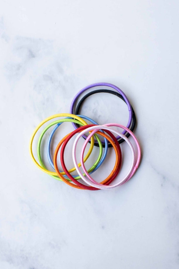 Rainbow Hair Tie Set