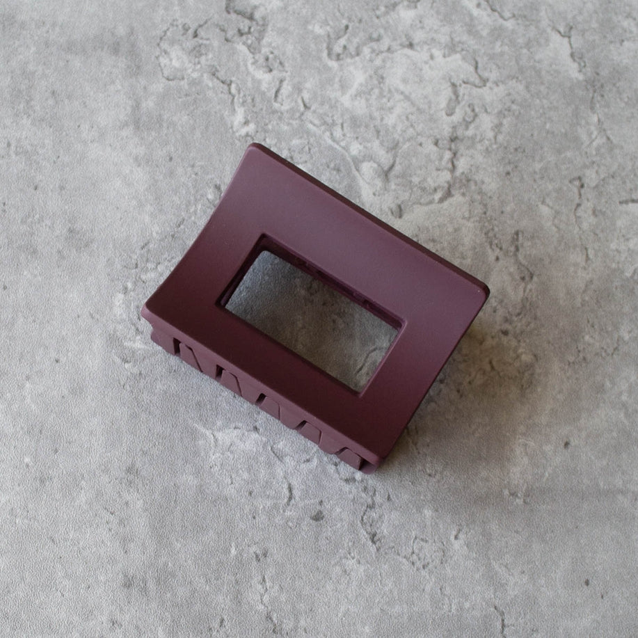 Rectangle Matte Hair Claw