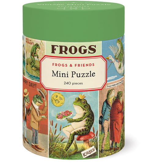 Vintage Frogs Mini Puzzle