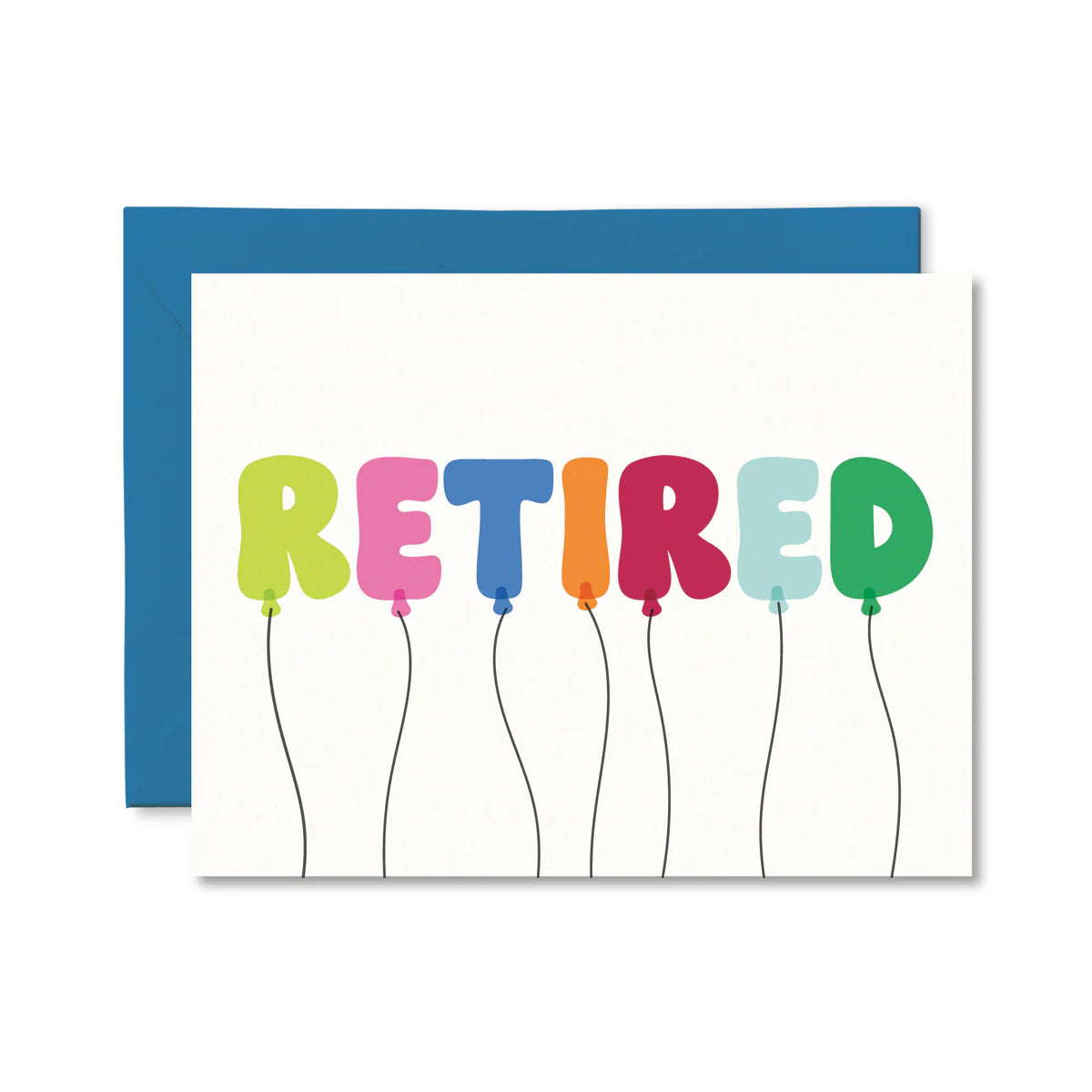 Balloon Retirement Card