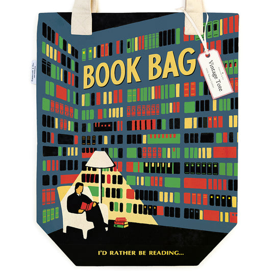 Cavallini Tote Bag - Book Bag