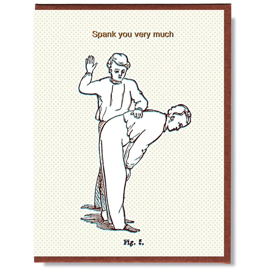 Spank You Very Much Card