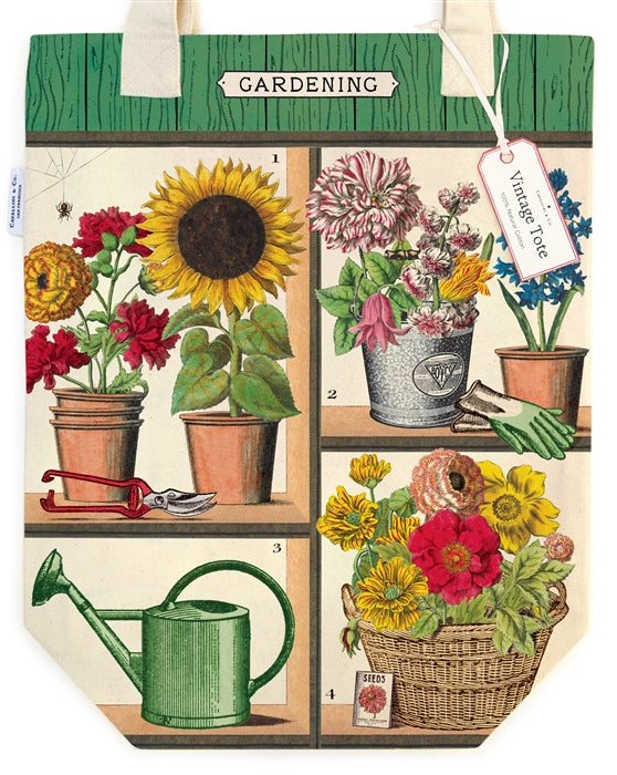 Cavallini Tote Bag - Gardening